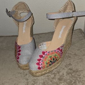 Desigual Colorful Mandala Espadrilles